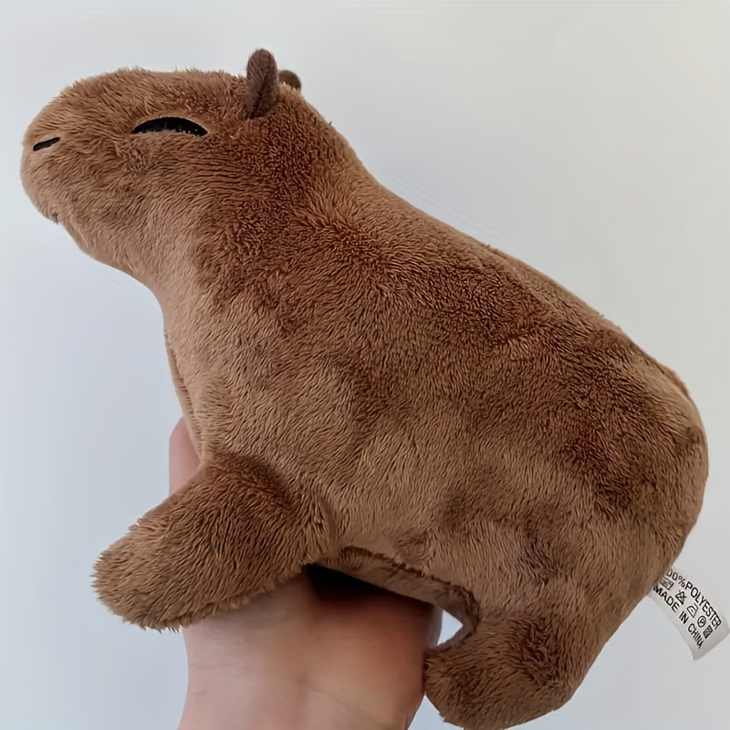 Capivara Roedor Brinquedo de pelúcia, bonito desenho animado