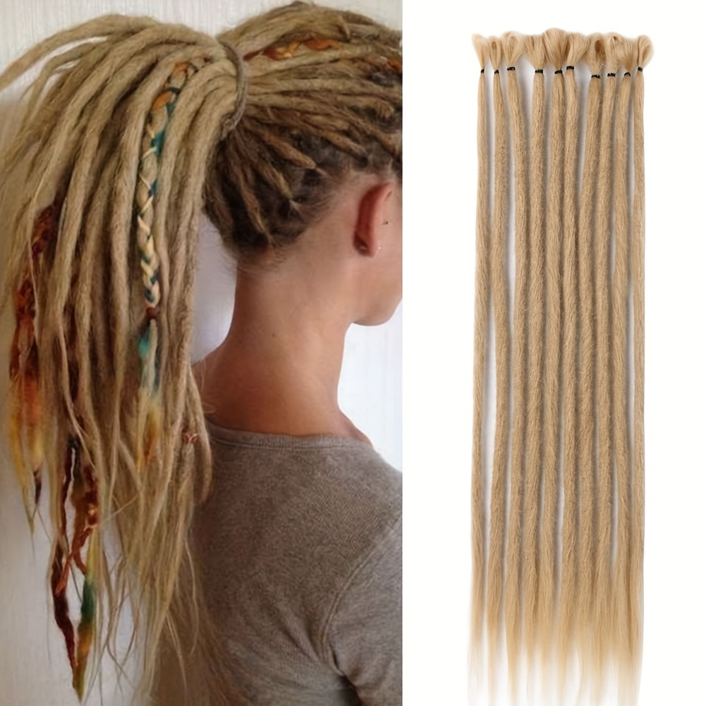 Handmade Dreadlocks Hair Extensions Soft Crochet Dreadlock Temu 7536