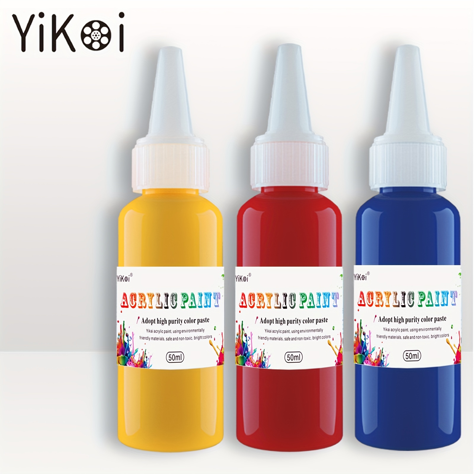 12/24 Colores Impermeable Acrílico Kit De Pintura Acrílica 5ml