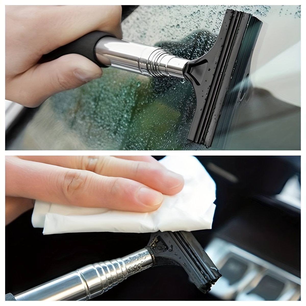 Car Rearview Mirror Wiper Retractable Car Glass Wiper Water - Temu