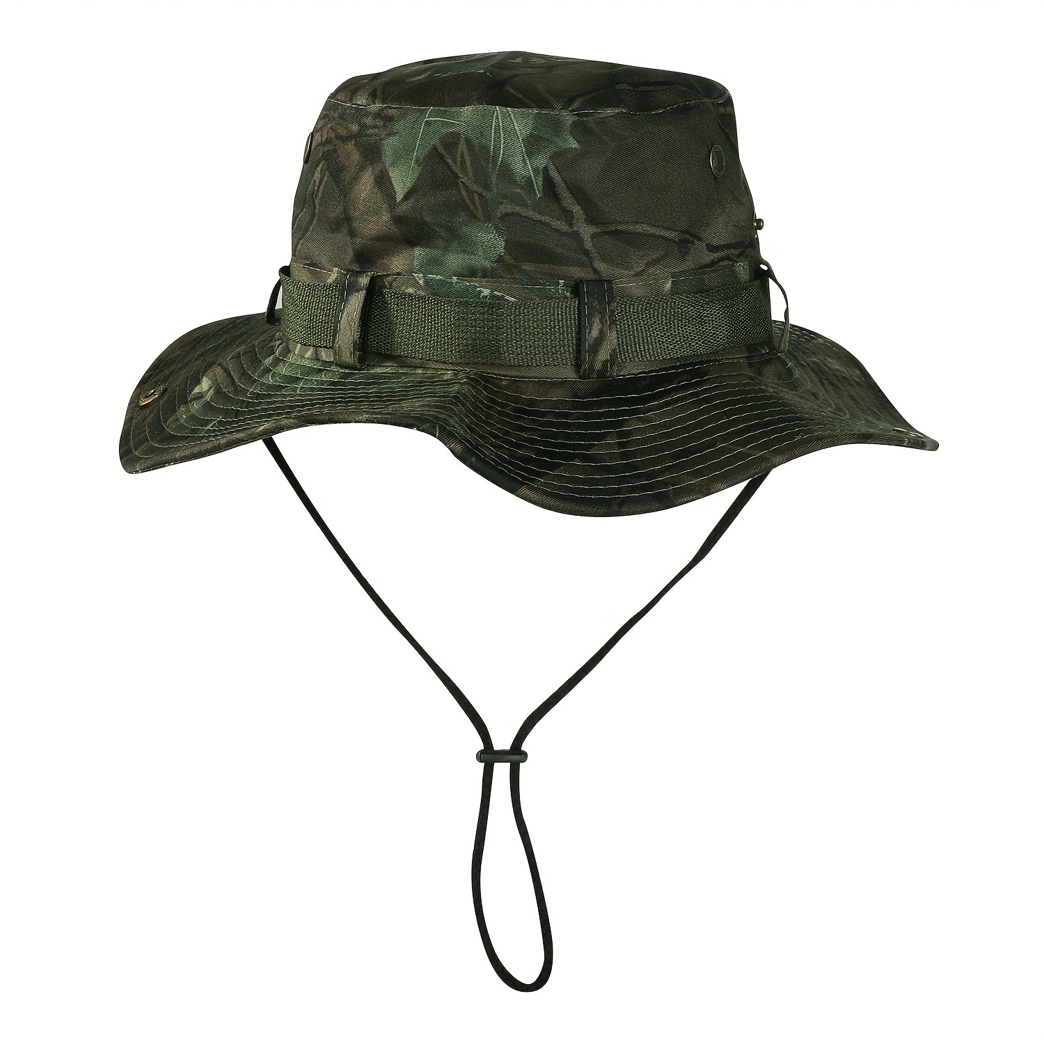 Camo Bucket Hat With String - Temu