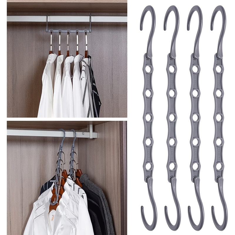 Space Saving Hangers Metal Hanger Magic Cascading Hanger Closet Clothes  Organizer