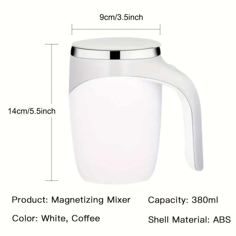 Self Stirring Mug, Stainless Steel Electric Mixing Cup, Magnetic Stirring  Coffee Mug, Summer Winter Drinkware - Temu