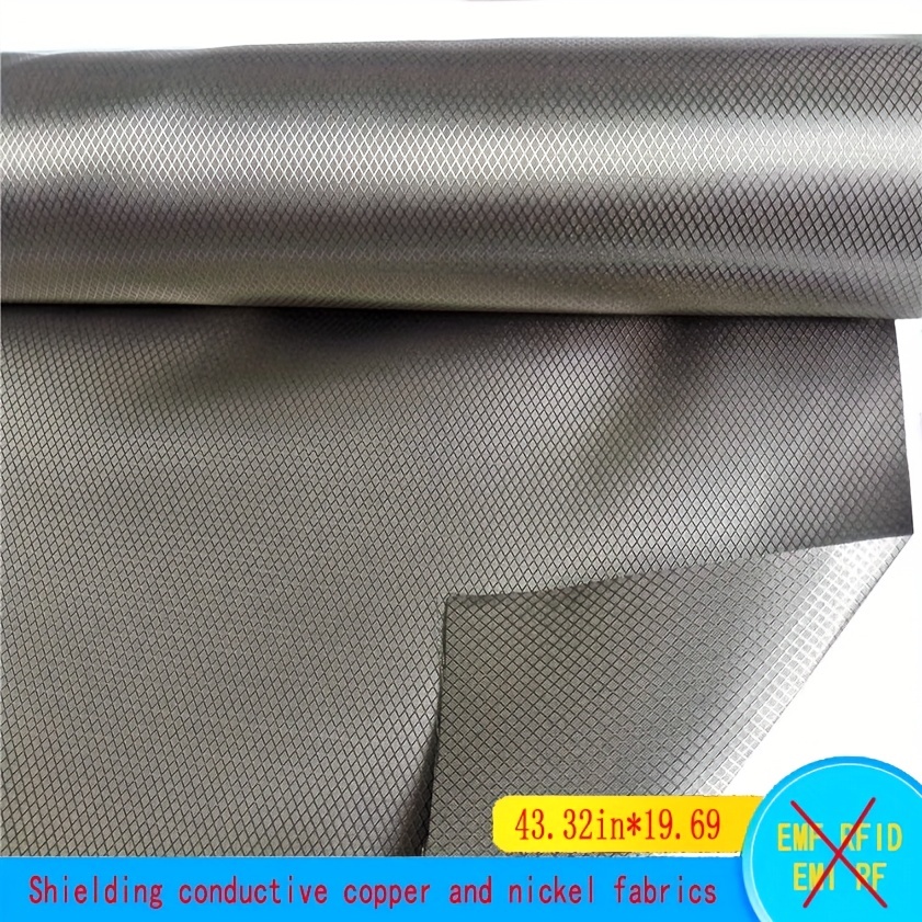 China Factory EMF Protection Fabric, Faraday Fabric, EMI, RF & RFID  Shielding Nickel Copper Fabric, Cell, WiFi & Bluetooth Blocking Shielding  Fabric 108.5x106.5x0.01cm in bulk online 