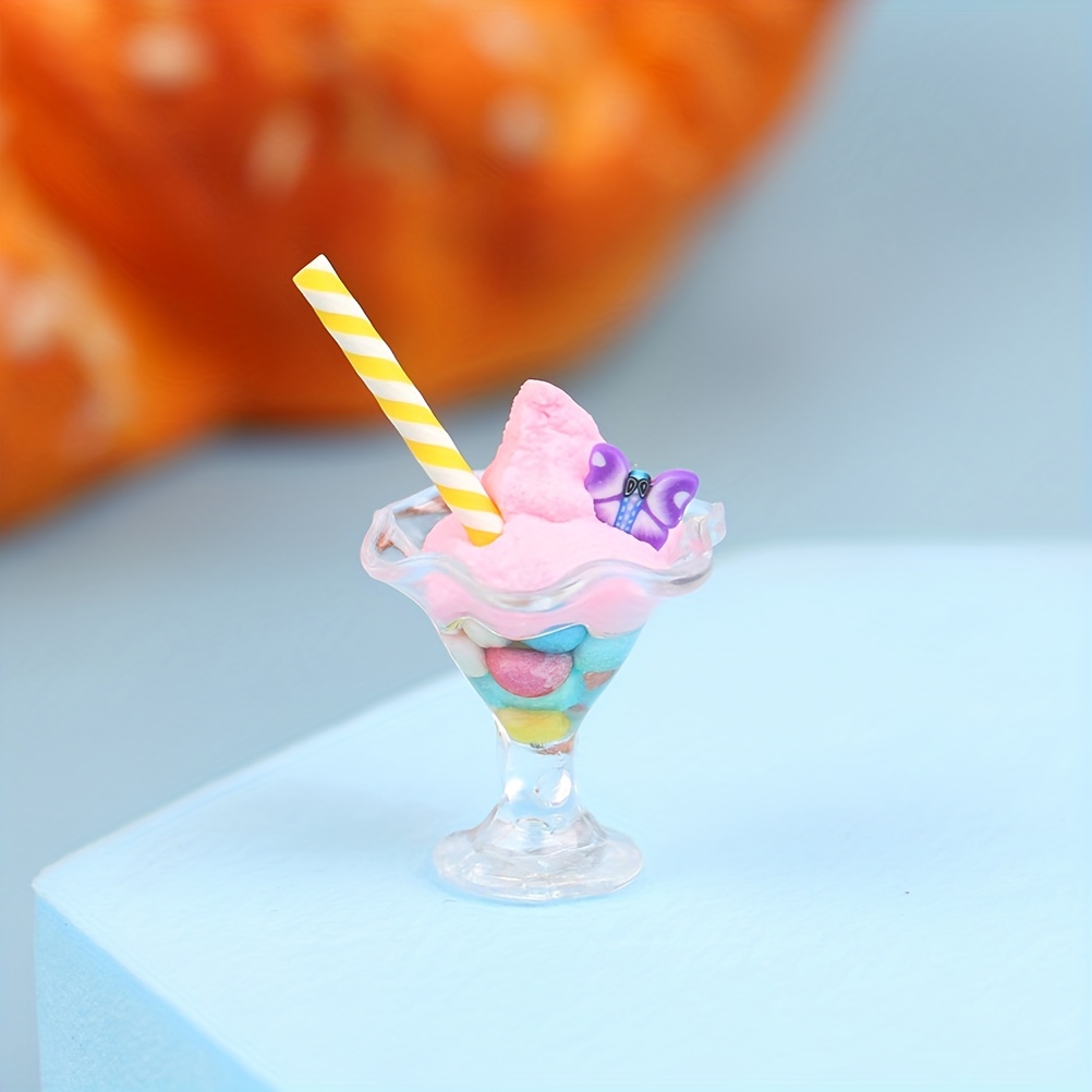 Miniature Dollhouse Ice Cream Sundae