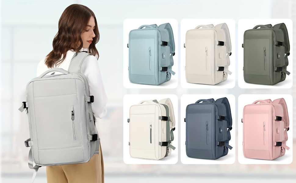 Backpack travel bag female male computer trolley schoolbag