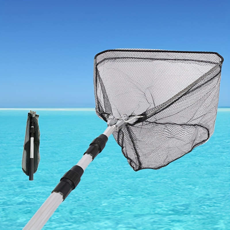Super strong Telescoping Fishing Landing Net Aluminum Alloy - Temu