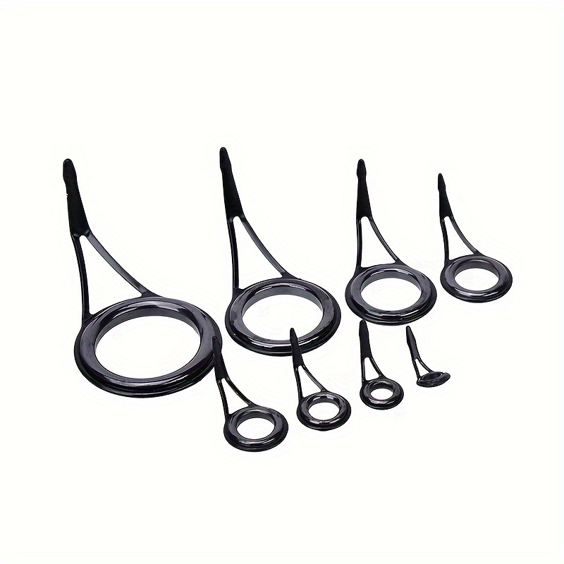 36Pcs/Set Boat Trolling Fishing Rod Guide Eye Ring Spinning Casting Line  Guide Tip Top Rod