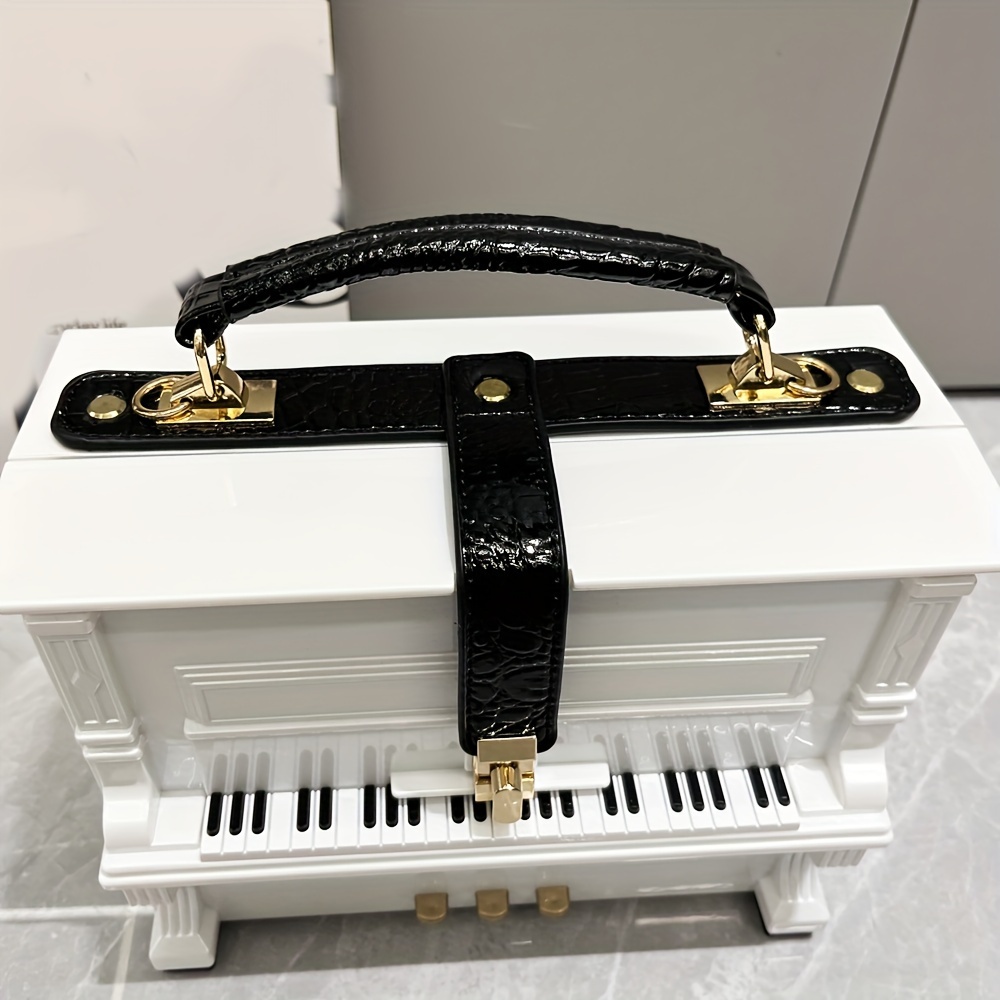 Women's Fashion Piano Shape Handbag