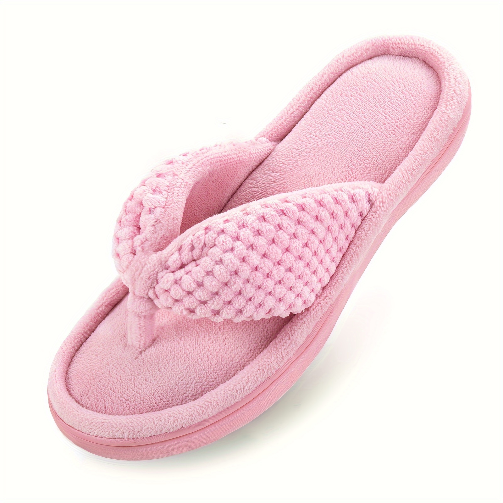 women s memory foam flip flops sole flat slippers Temu