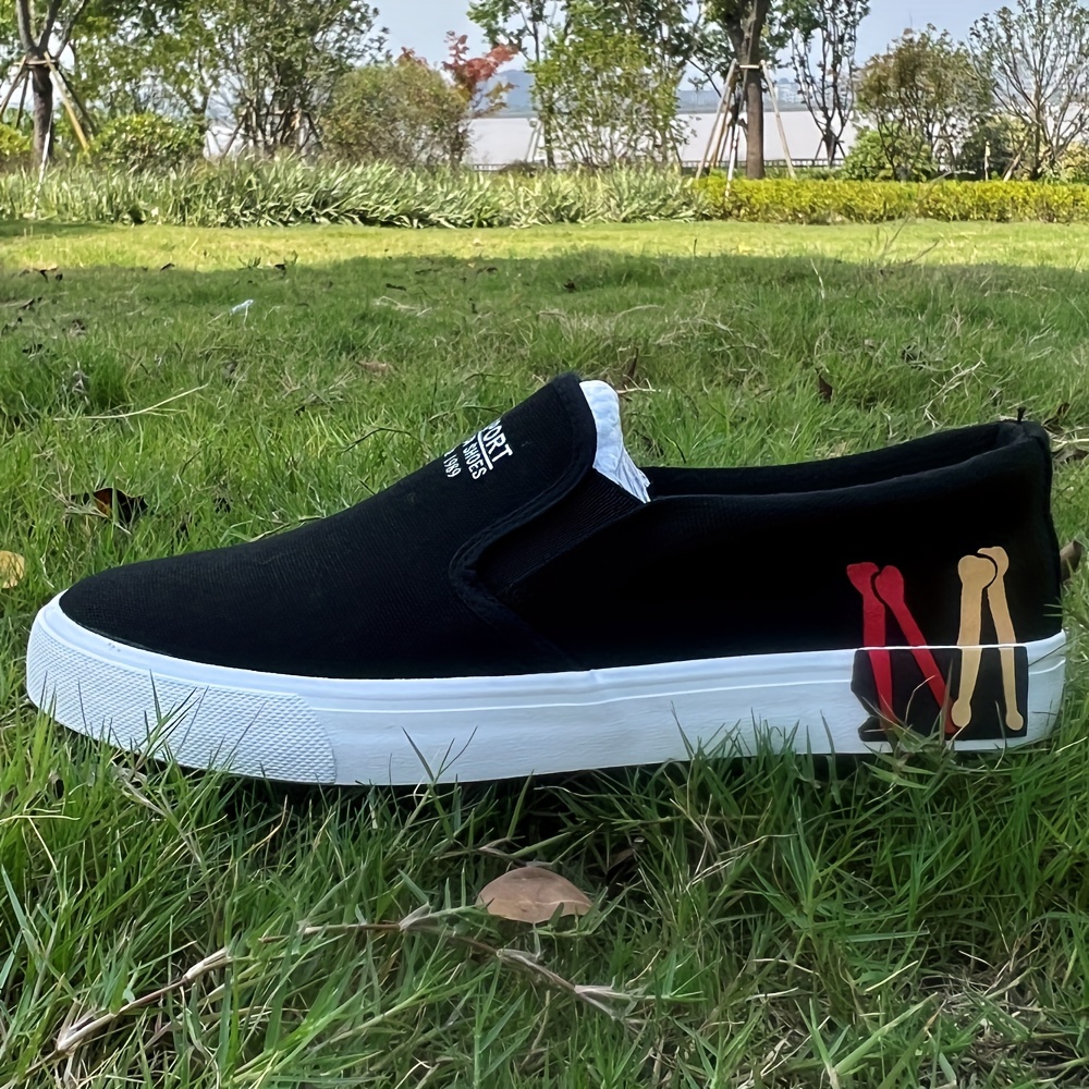 Men's Canvas Loafer Shoes Lightweight Slip On Shoes Spring Summer