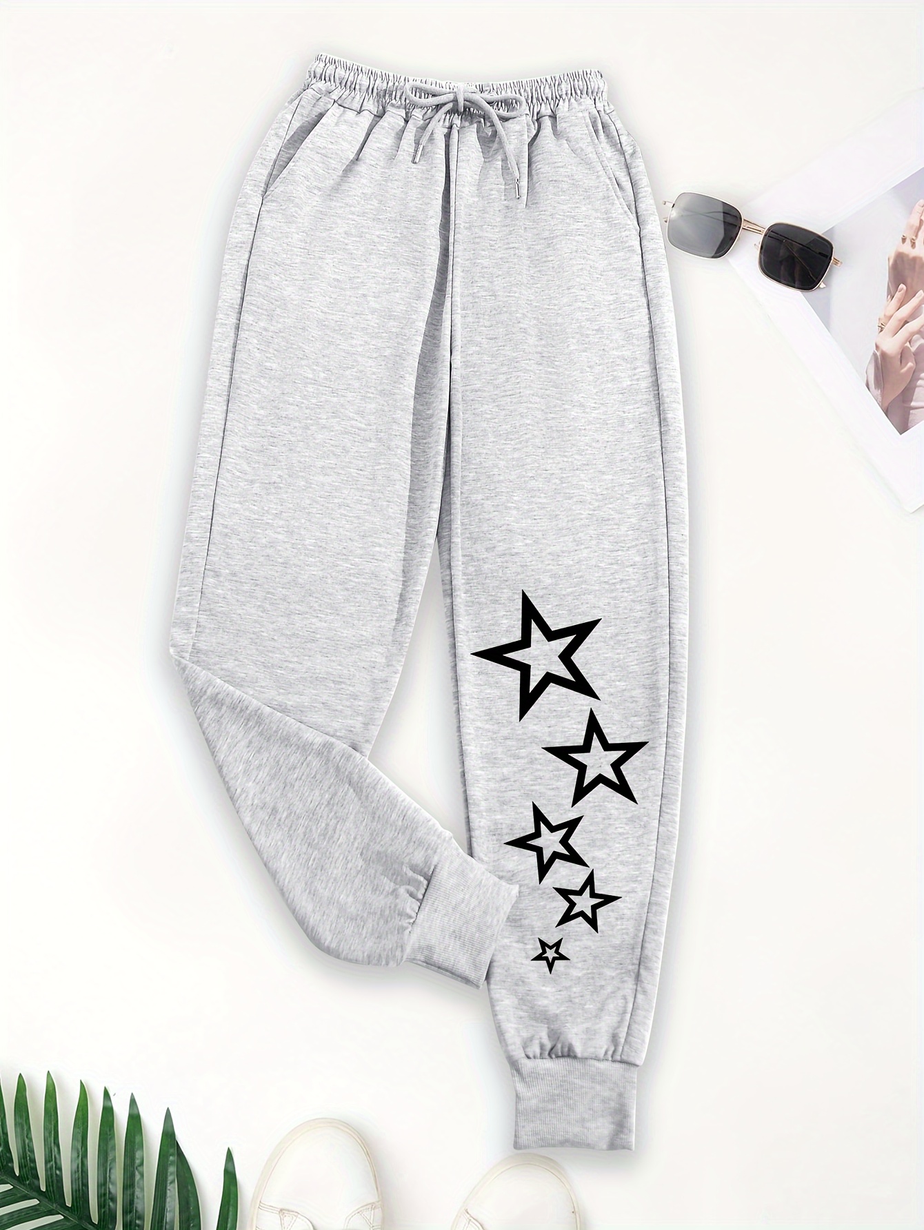 Womens star sweatpants sale