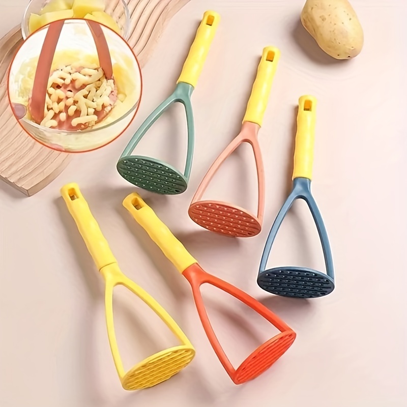 Potato Masher, Plastic Potato Masher, Kitchen Vegetable Masher With  Non-slip Handle, Manual Fruit Masher, Potato Ricer, Potato Press, Vegetable  Crusher, Kitchen Stuff, Kitchen Gadgets - Temu