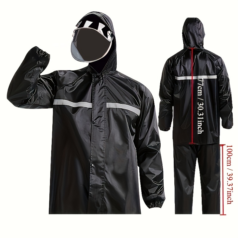 Raincoat Full Body Rainstorm Prevention Men And Women's Split Riding  Reflective And Waterproof Fishing Cloth Suit Set A913 - AliExpress