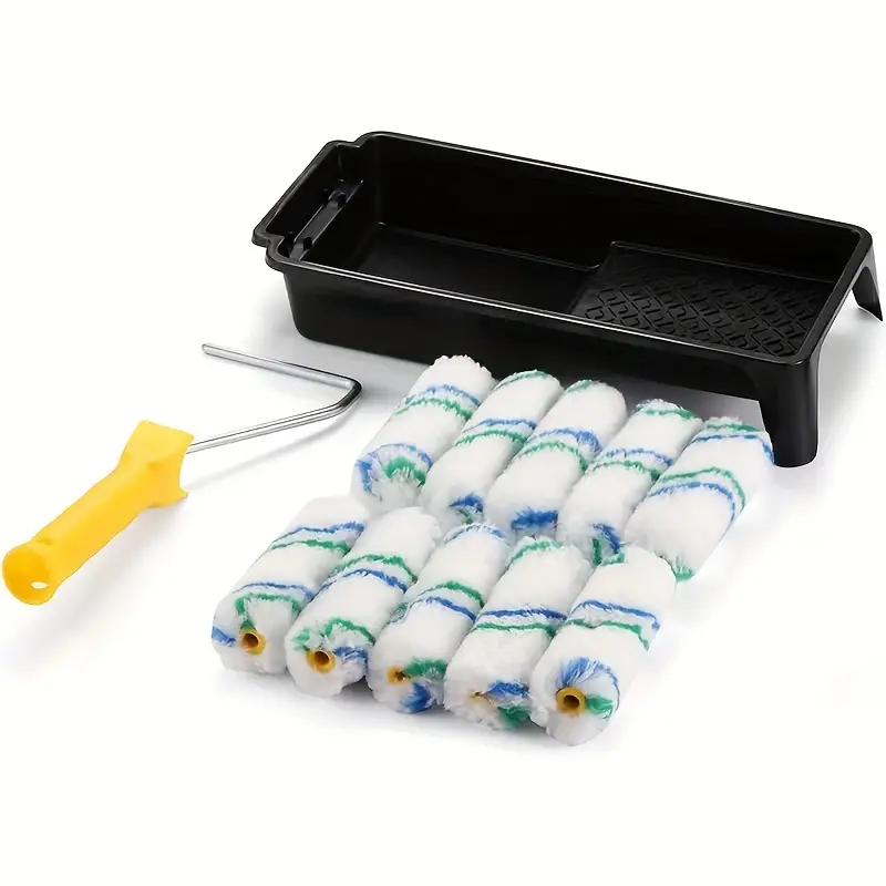 Paint Roller Tray Kit Paint Roller Paint Tray roller Frame - Temu