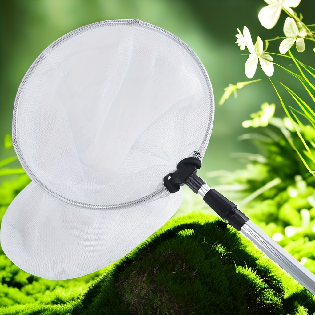 Professional Portable Lockable Telescopic Butterfly Net - Ideal for Kids  and Adults - Catch and Observe Butterflies Safely