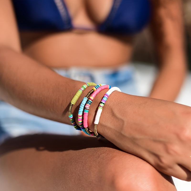 Surfer String Bracelets Matte Clay Cliffs