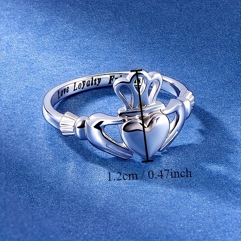 Elegant Engraved Commitment Ring for Women