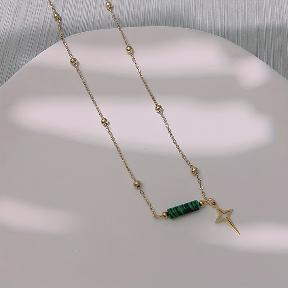 Calanite 幾何学ペンダント 日本製 商品名】 ヴィンテージ ペンダント ネックレス 幾何学模様 ゴールデン