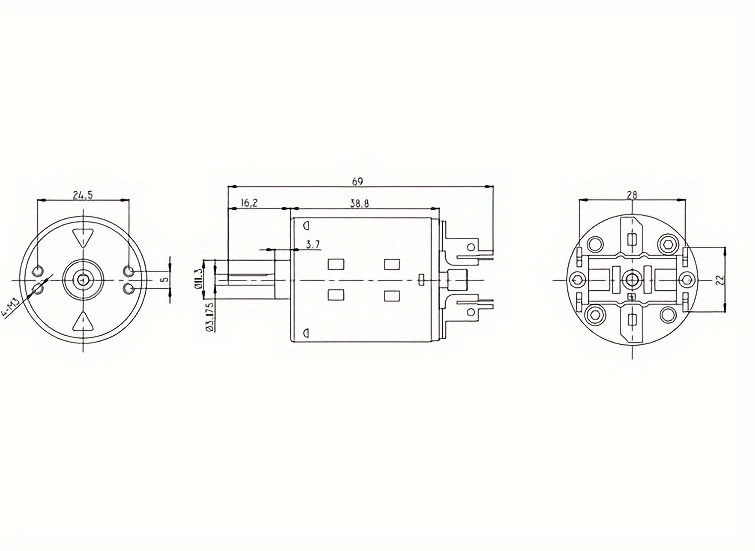 540 13t 17t 21t 23t 27t 35t 45t 55t 80t Brushed Motor Rc Car 1 10 Rock  Crawler Car 4wd Vehicle Rc Car Parts Rc Motor, Shop Temu Start Saving