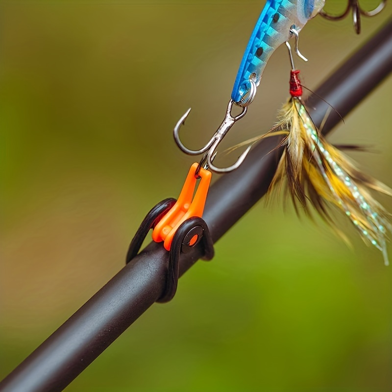 2 Sizes Fishing Rod Hook Keeper Fishing Lure Bait Holder - Temu