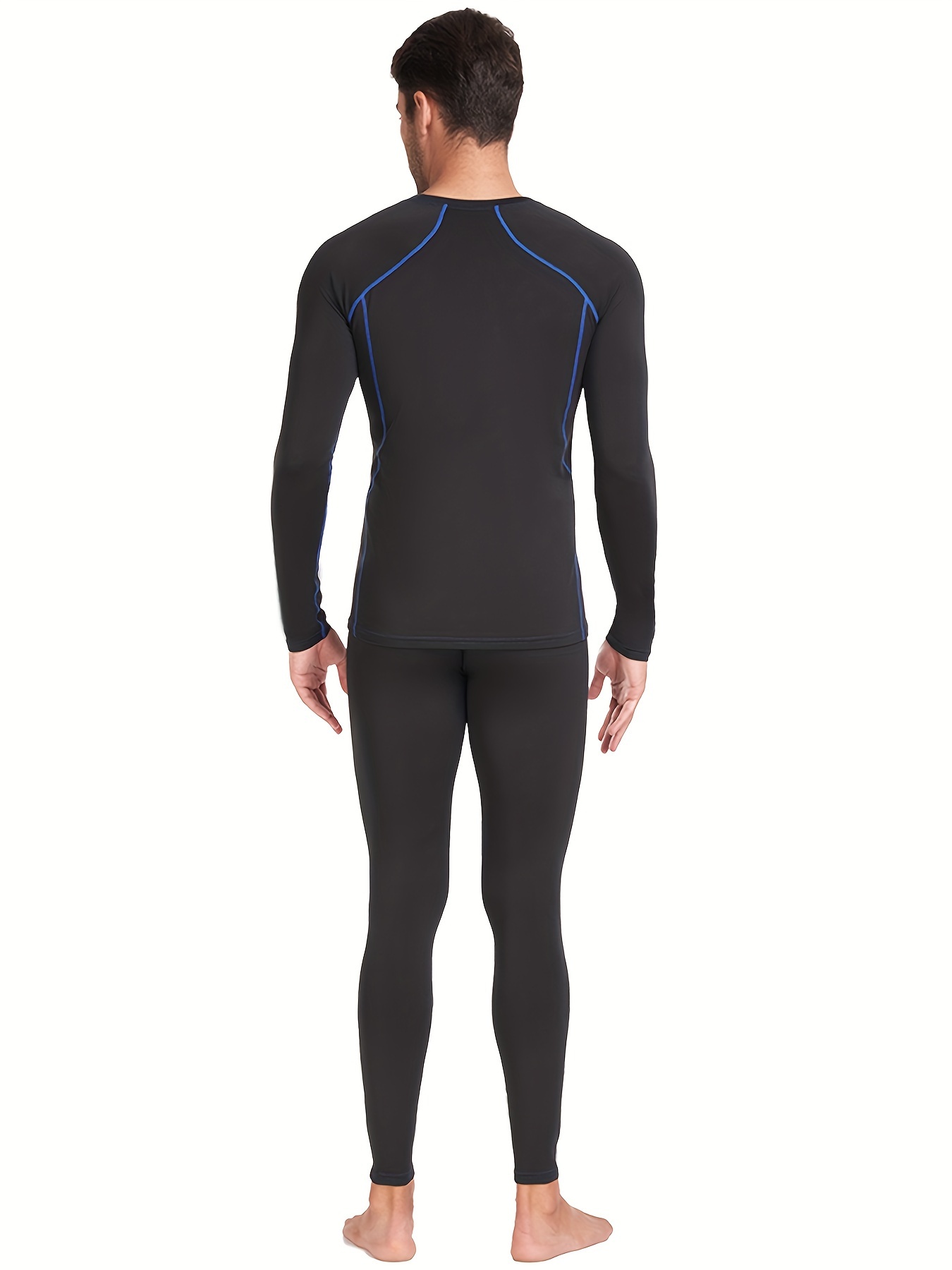 Men's Soft Thermal Underwear Lightweight Long Top Bottoms - Temu Canada