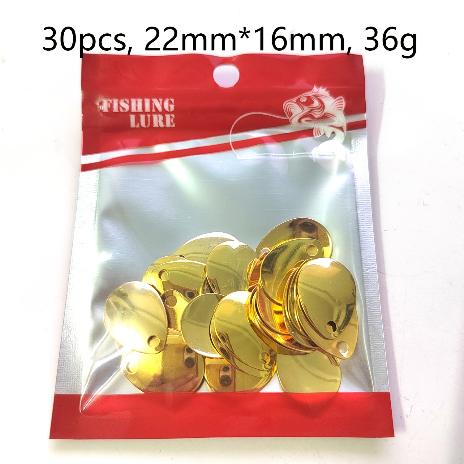 10pcs Fishing Spinnerbait Walleye Rig Spinner Blades Lure Rig for Lure  Making Freshwater Saltwater Fishing Bait