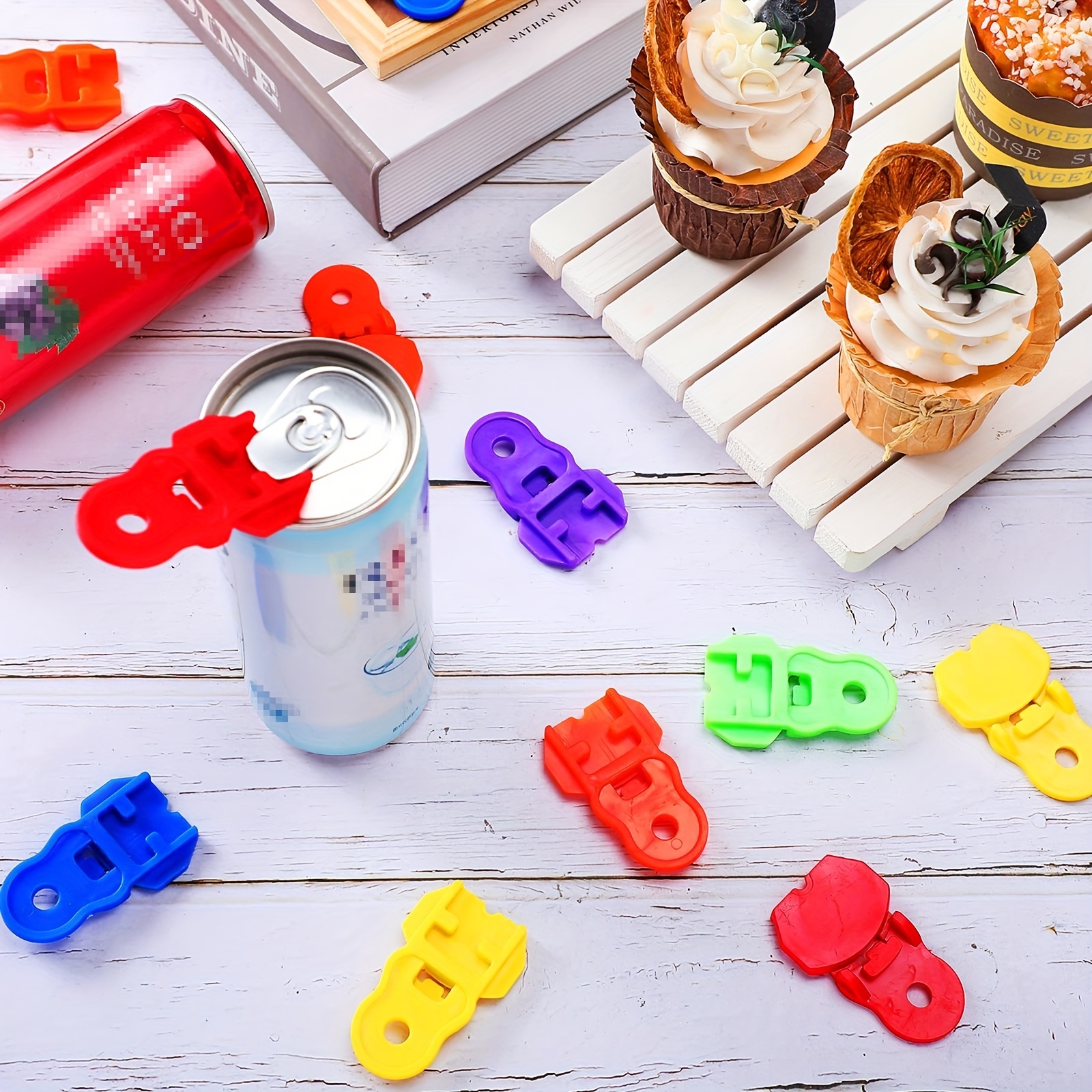 2 Pcs Cola Shield and Soda Protector for Family, Plastic Tab Can