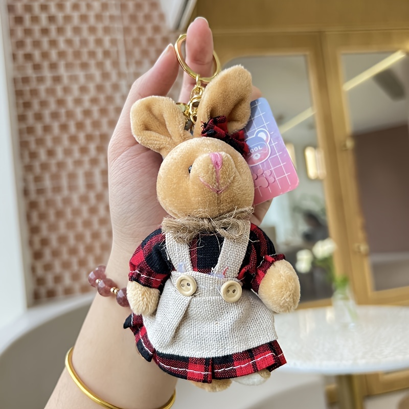 Kawaii Cute Keyring Rabbit Doll Keychain
