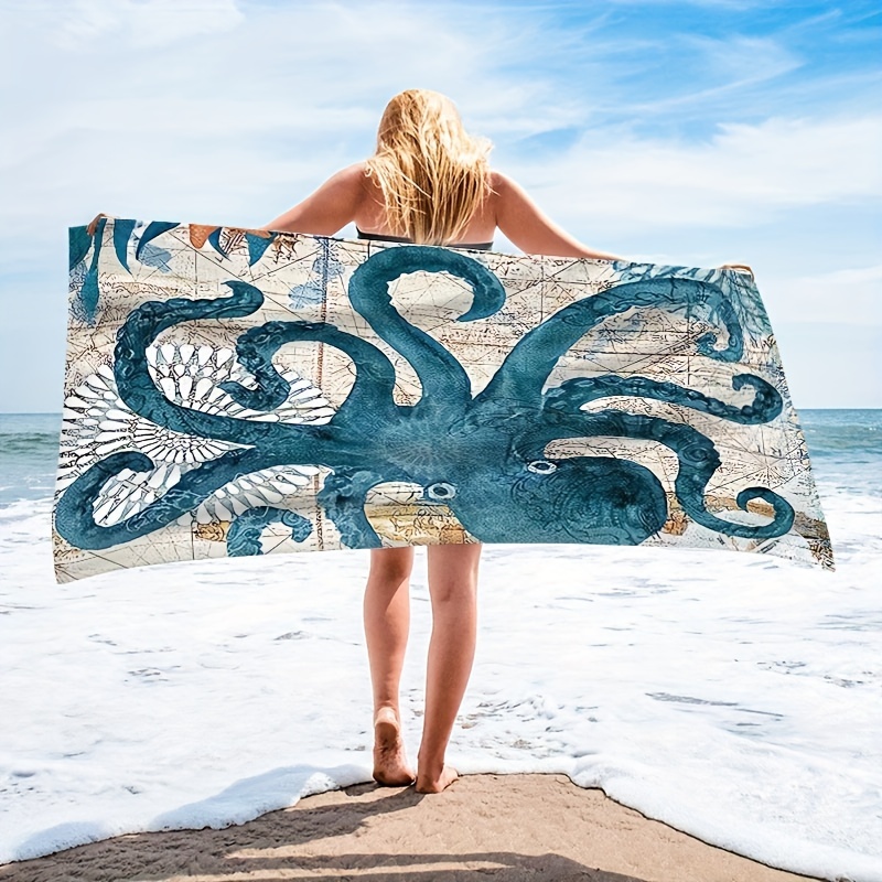 Sand Cloud Blue Whale Shark XL Towel