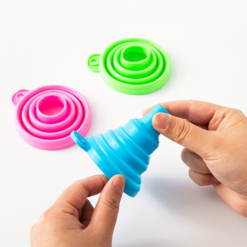 4pcs Silicone Collapsible Funnel - Mini Funnel for Water, Liquid, Oil - Kitchen Gadgets Accessories, Apartment Essentials, College Dorm Essentials - Perfect Gift for Students & Home Cooks 18 4pcs Silicone Collapsible Funnel - Mini Funnel for Water, Liquid, Oil - Kitchen Gadgets Accessories, Apartment Essentials, College Dorm Essentials - Perfect Gift for Students & Home Cooks