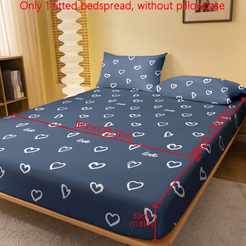 Geometric Print Brushed Fitted Sheet Soft Comfortable Temu United