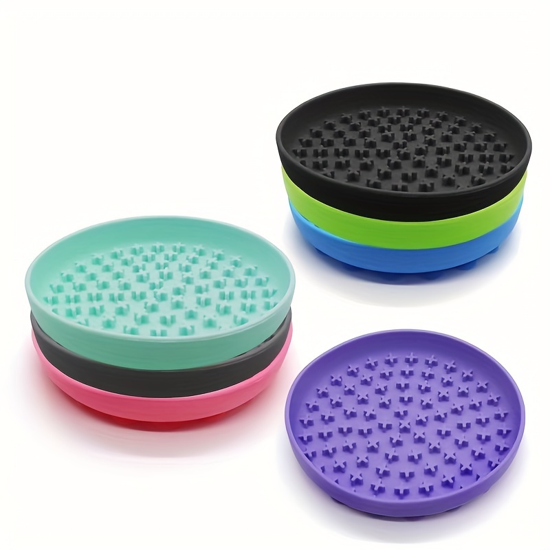 Slow Feeder Dog Bowl, Silicone Dog Licking Bowl With Suction Cup