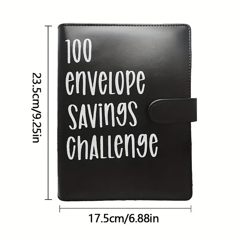 1pc 100 Enveloppe Challenge Binder Budget Binder Avec - Temu France