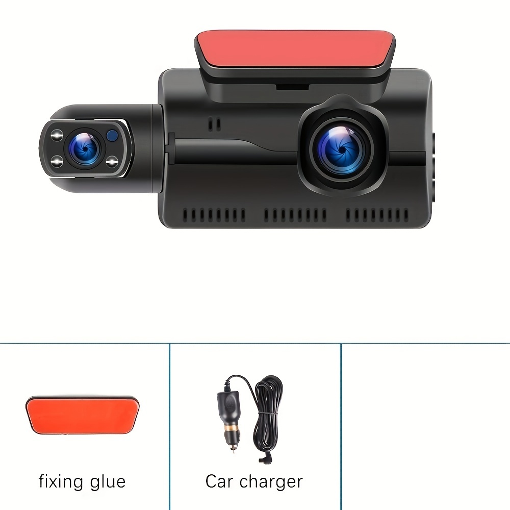 Caméra avant et arrière TechU™ Dashcam - M25 - Écran 2,4 - Capteur de  mouvement 