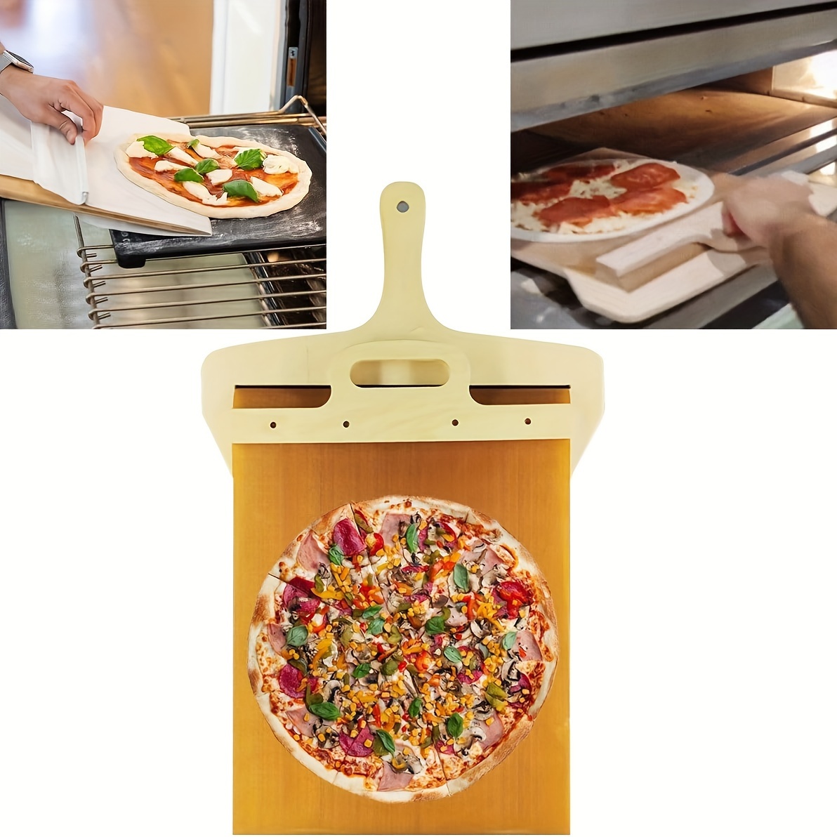 Sliding Pizza Peel - 2024 Newest Non-stick Pala Pizza Scorrevole, Super  Pizza Peel Easy Transfer For Pizza Dough, Magic Sliding Pizza Shovel for  Pizza