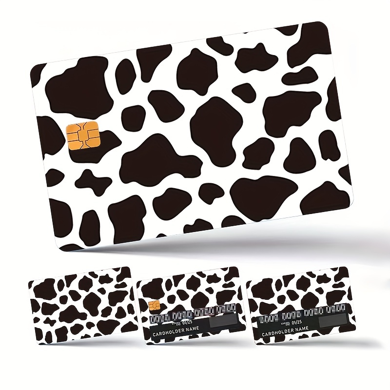 Pegatinas de vinilo de leopardo para tarjetas de transporte, pegatinas para  tarjetas de llaves, pegatinas de tarjetas de débito, pegatinas de tarjetas