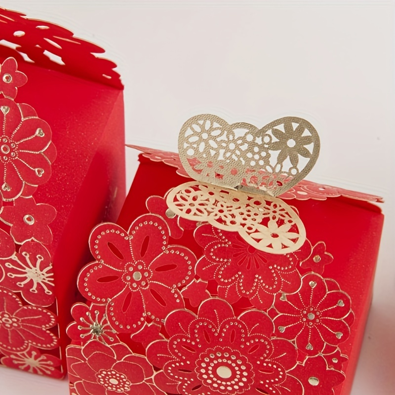 Hollowed Goodies Box Wedding Gift Petal Butterfly Gift Box - Temu