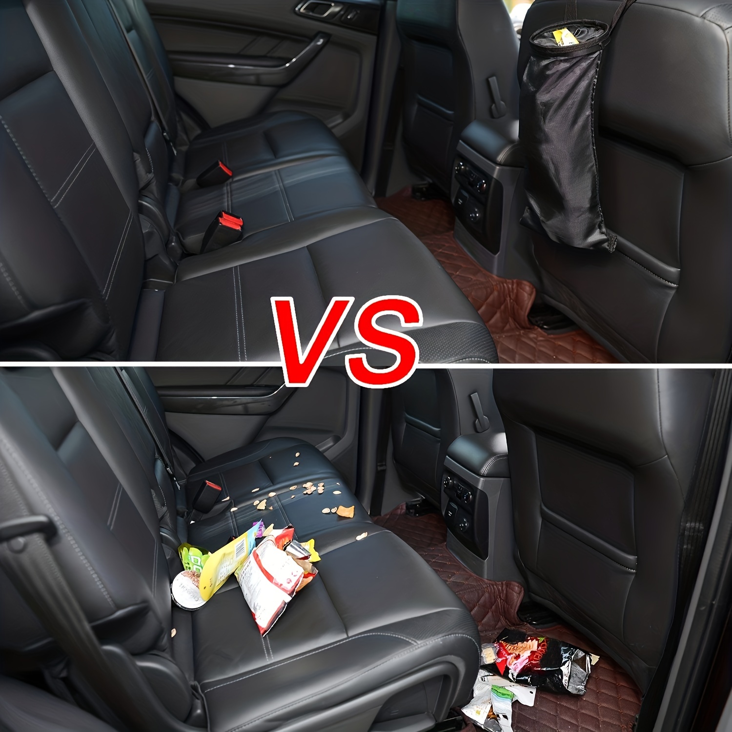 Sac Poubelle De Voiture Suspendu Avec Ouverture Élastique Et Montage  Facile, Poubelle Automatique Avec Matériau Oxford Imperméable, Voyage Et  Extérieur - Temu France