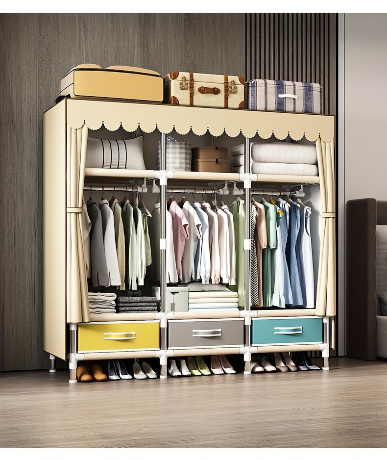 Temporary cupboard for online clothes