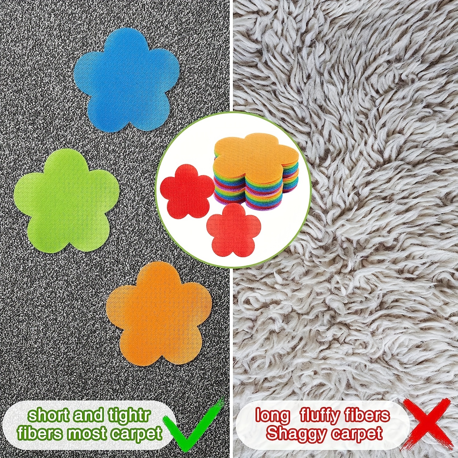 24 marcadores de alfombras marcadores de alfombras - Temu