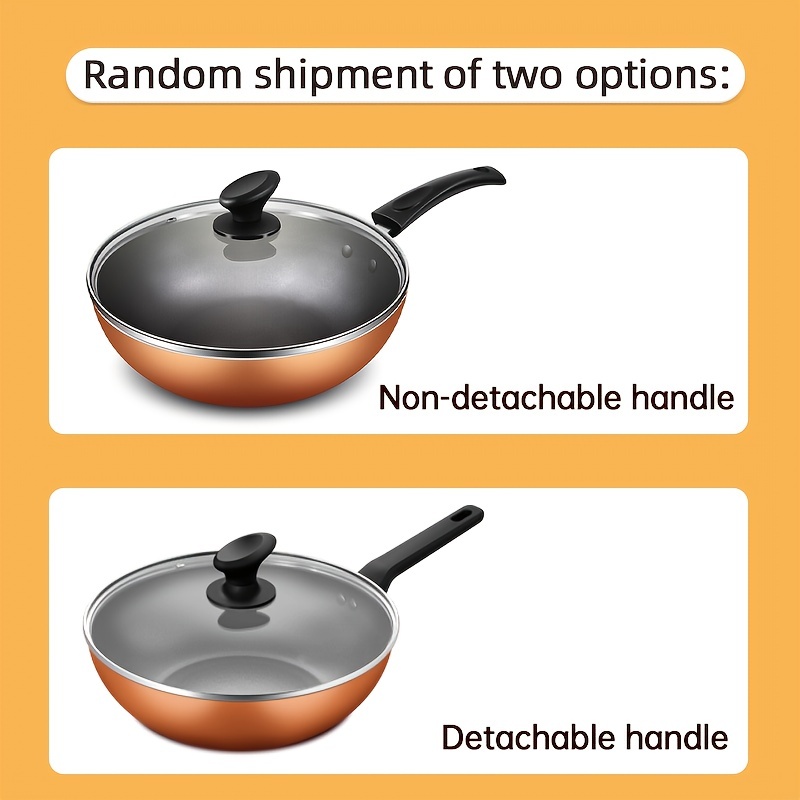 1pc, Woks & Stir-Fry Pans, Griddle, Chef's Pans, 32cm/12.6in Non-Stick Cast  Iron Skillet, For Gas Stove Top And Induction Cooker, PFOA Free, Cookware