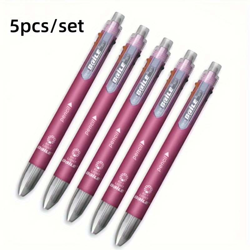  6 in 1 Multicolor Ballpoint Pen Bulk 0.5 mm 6 Color  Retractable Ballpoint Pen Pack Colorful Ink Pen Supplies Party Favors  Rainbow Pen for Office School Kids Teacher Gift Carnival