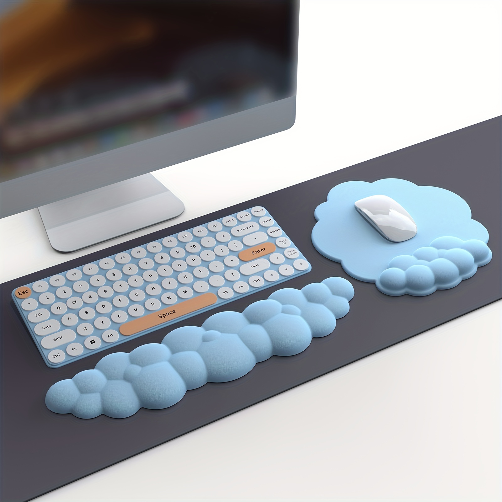 Gaming Mouse Pad Wrist Rest ergonomic Cloud Wrist Rest - Temu
