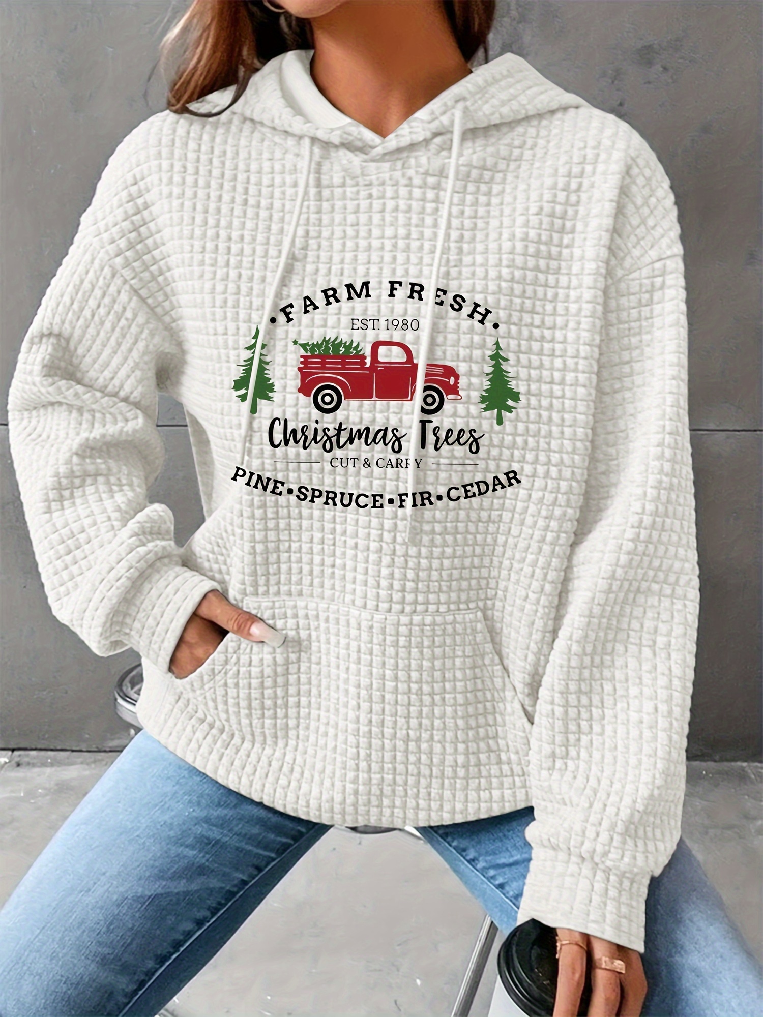 Women's Oversized Ripped Sweatshirts Pocket Hooded - Temu