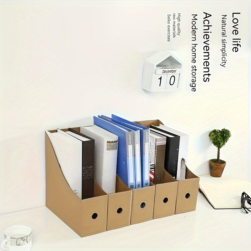 File Storage Box Desktop Office Data Ticket Sorting Box - Temu