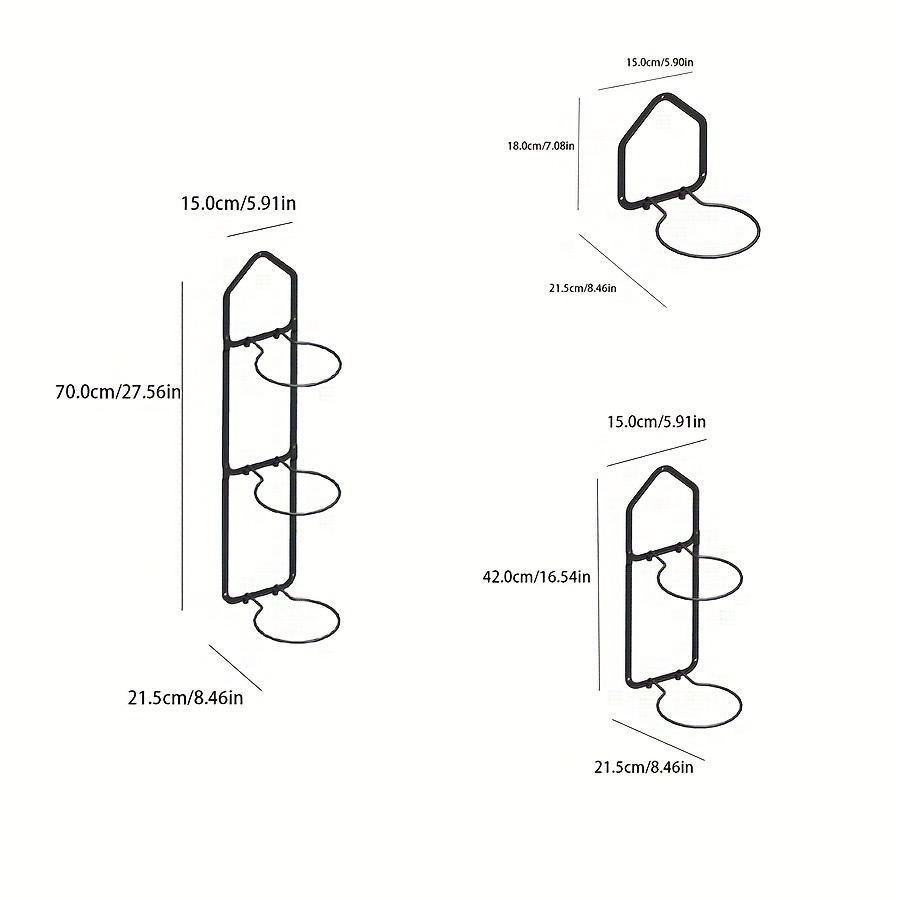 Wall Mounted Removable Rugby Storage Rack