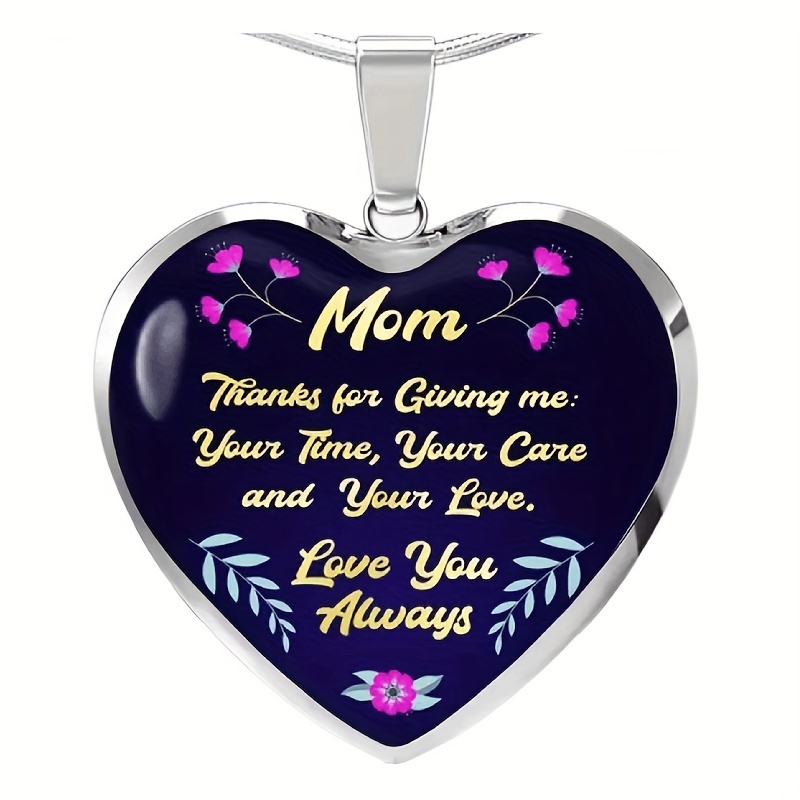 To My Daughter Delicate Heart from Mom, Christmas Necklace for