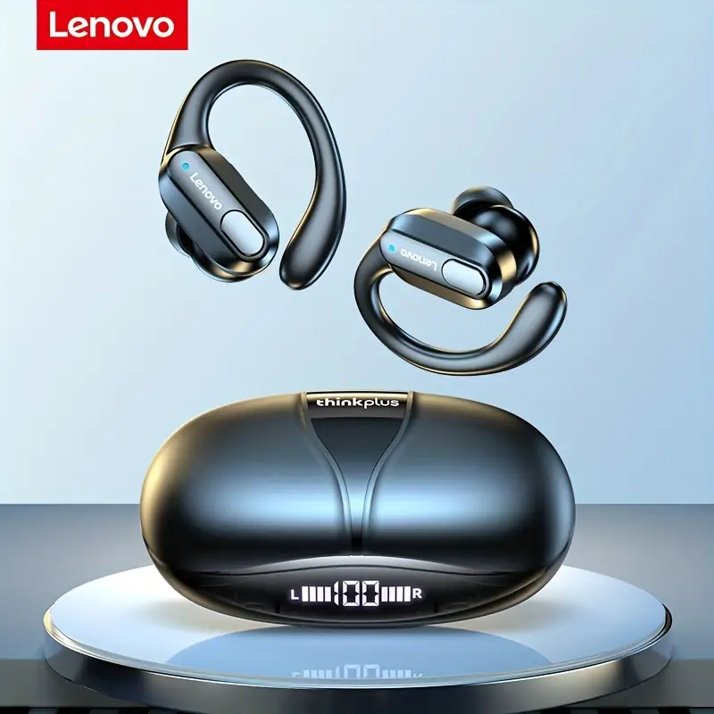 Lenovo XT80 スポーツワイヤレスイヤホンヘッドフォン：Hi-Fiステレオサウンド、LED電源表示、ボタンコントロール＆マイク 0