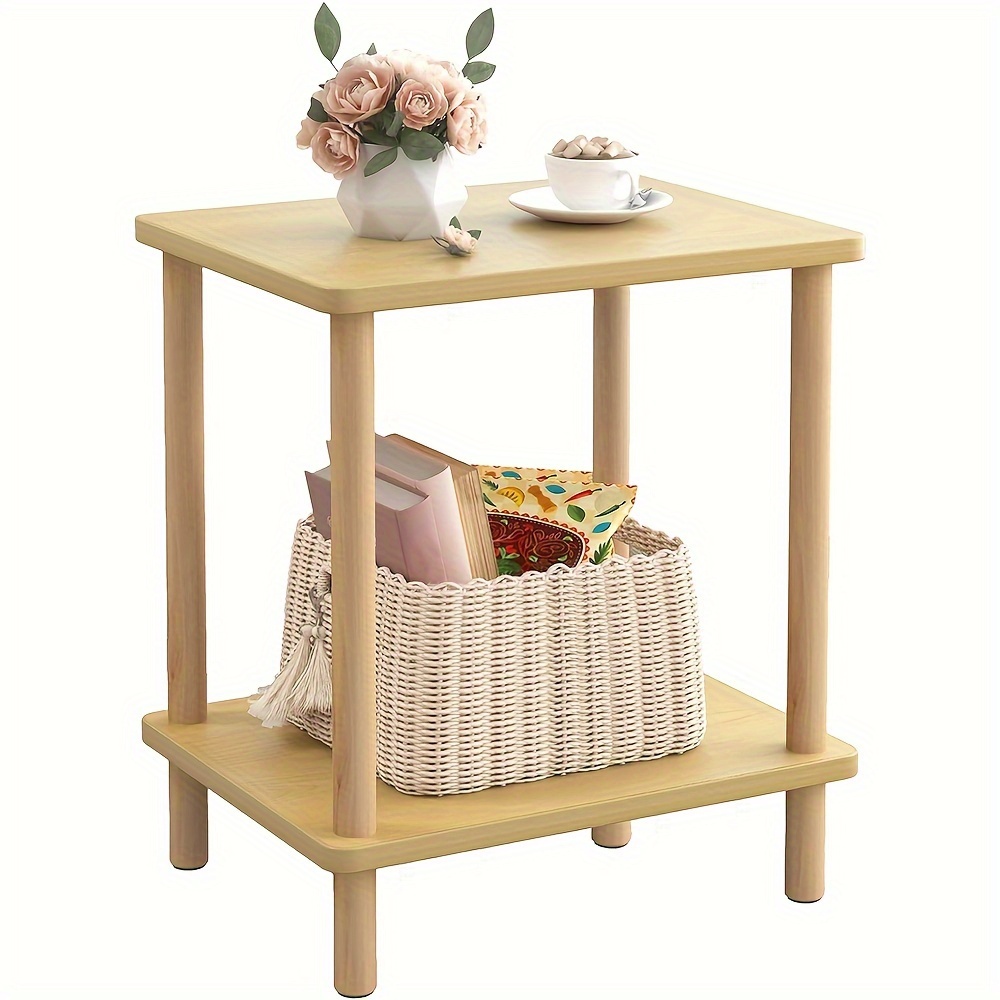 Nightstand Small End Table With Drawer Storage Shelf Bedside - Temu